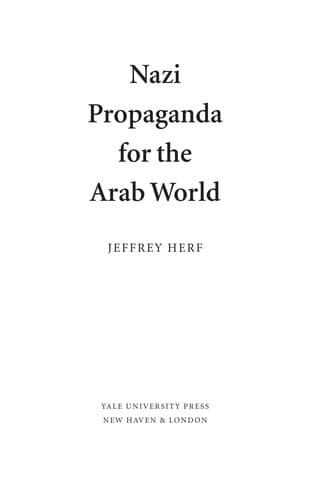 Nazi propaganda for the Arab world